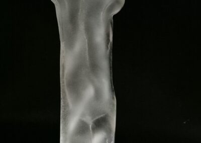 Skleněné plastiky a torza žen - sklárna Rosice 1987